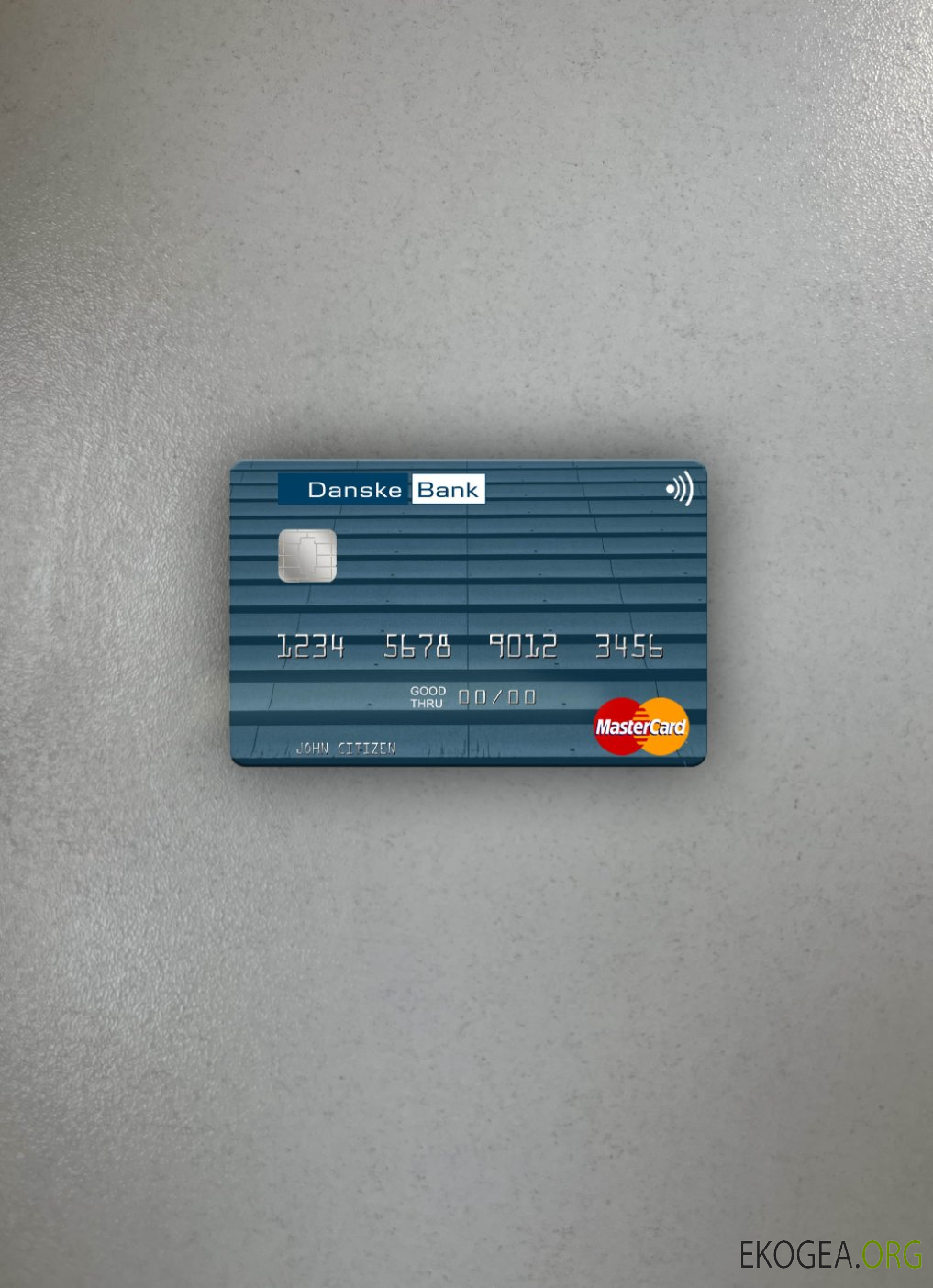 Lituanie Danske Bank mastercard photolook recto